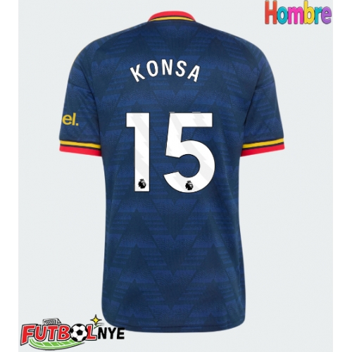 Camiseta Arsenal Ezri Konsa #15 Visitante Equipación 2026-27 manga corta